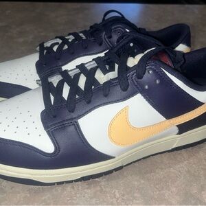 NIKE DUNK LOW RETRO FROM NIKE TO YOU OBSIDIAN WHITE SAIL MENS 10 ***NWOB***